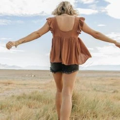 MILLIBON POLYMOND DK INC Milo Blouse In Camel - FINAL SALE Tops 19 MILLIBON POLYMOND DK INC Milo Blouse In Camel - FINAL SALE Tops