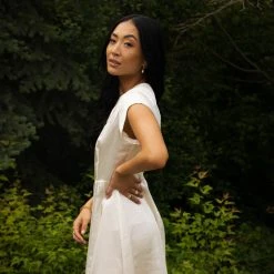 WORUI Lucille Maxi Dress In Ivory New Arrivals