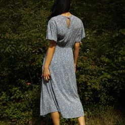 LAKE FLOWER FASHION New Arrivals Eliza Midi Dress