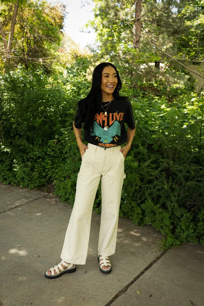 WORUI Long Live Graphic Tee Tops 13 WORUI Long Live Graphic Tee Tops