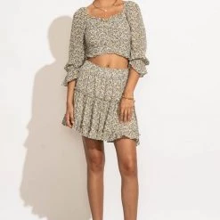 DRESS FORUM Courtney Cropped Top