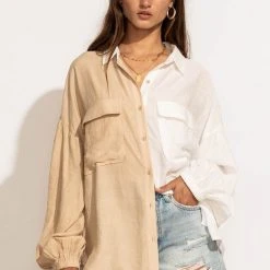 ACOA Brielle Button Down Top