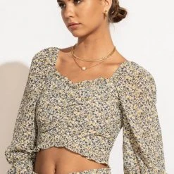 DRESS FORUM Courtney Cropped Top