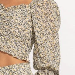 DRESS FORUM Courtney Cropped Top