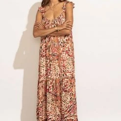 LOVE STITCH Clothing Illustrated Julissa Maxi Dress