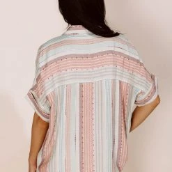 EN CREME Andie Button Down Top