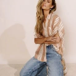 EN CREME Antonia Top In Camel