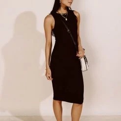 FINAL TOUCH COLLECTION Dresses Hachi Sleeveless Midi Dress In Black