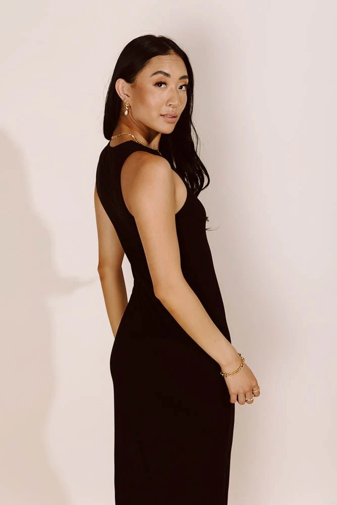 FINAL TOUCH COLLECTION Dresses Hachi Sleeveless Midi Dress In Black 5 FINAL TOUCH COLLECTION Dresses Hachi Sleeveless Midi Dress In Black