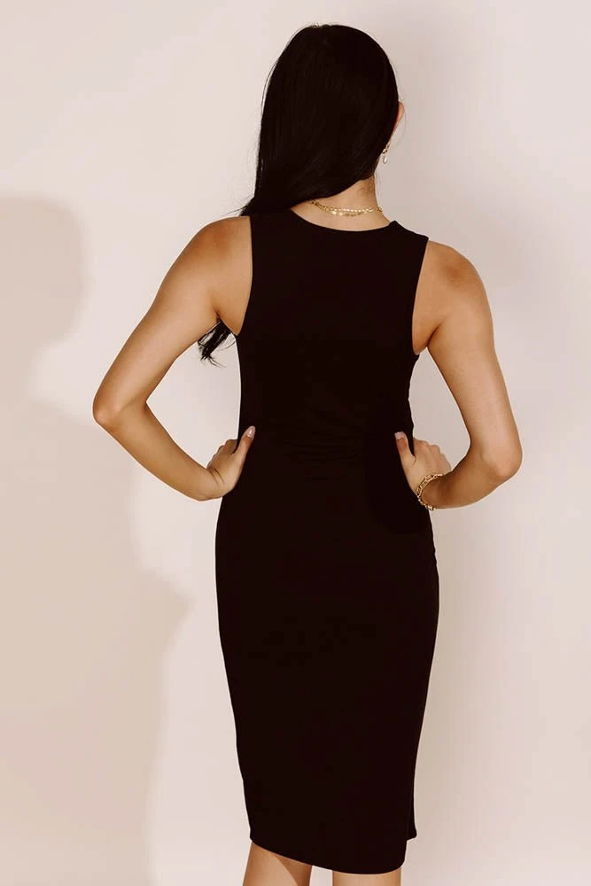 FINAL TOUCH COLLECTION Dresses Hachi Sleeveless Midi Dress In Black 6 FINAL TOUCH COLLECTION Dresses Hachi Sleeveless Midi Dress In Black