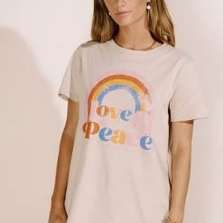 Tres Bien Love And Peace Graphic Tee