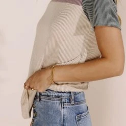 Tres Bien Lilianna Top In Lavender