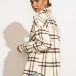 BLU PEPPER Pauline Plaid Top New Arrivals