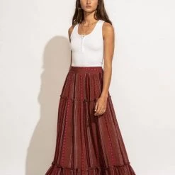DRESS FORUM Frida Tiered Skirt