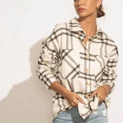 BLU PEPPER Pauline Plaid Top New Arrivals 20 BLU PEPPER Pauline Plaid Top New Arrivals