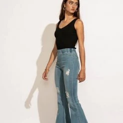 AARON & AMBER Traci Flare Jeans- FINAL SALE