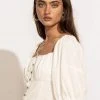 AEMI AND CO Delani Blouse In White
