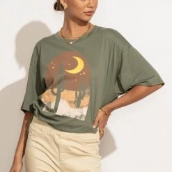 Tres Bien Tops Desert Nights Graphic Tee