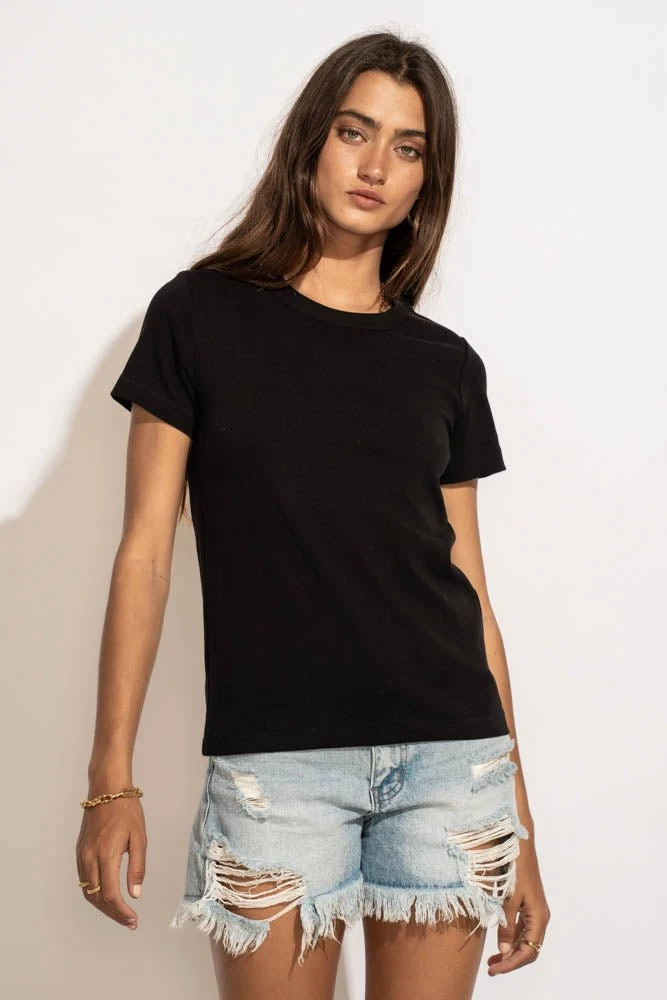 WORUI Mckenna Tee Shirt In Black New Arrivals 4 WORUI Mckenna Tee Shirt In Black New Arrivals