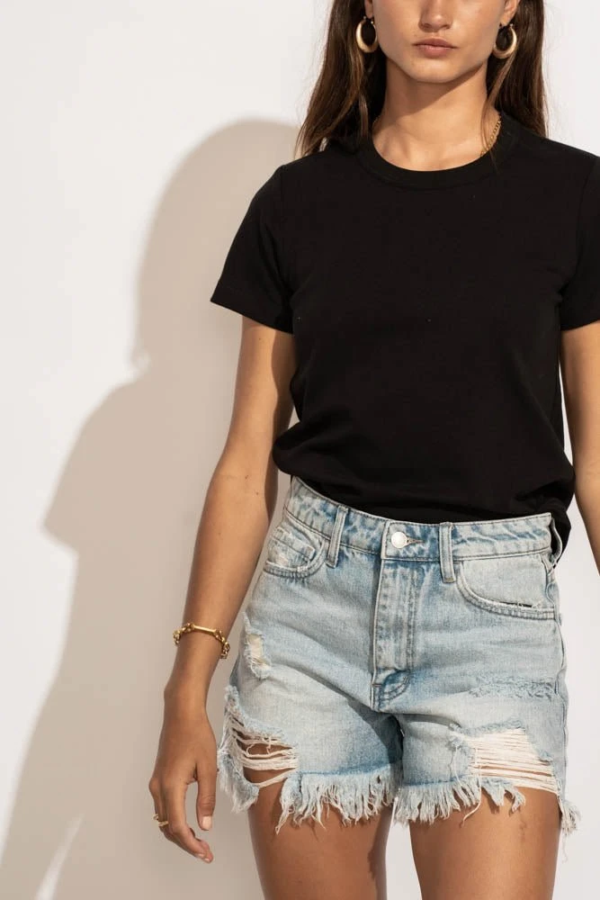 WORUI Mckenna Tee Shirt In Black New Arrivals 10 WORUI Mckenna Tee Shirt In Black New Arrivals