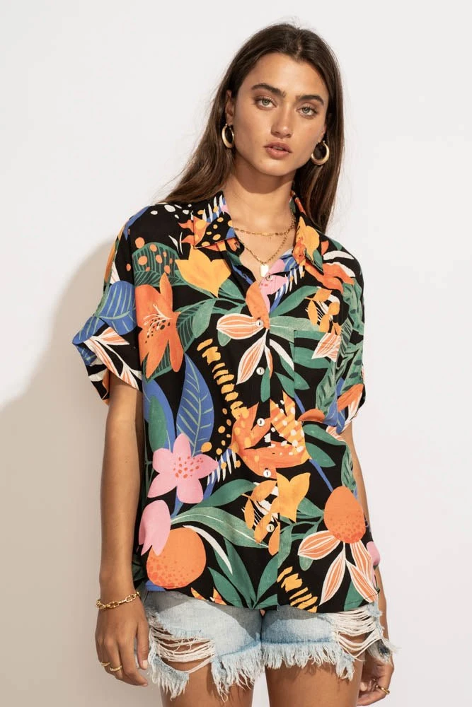 EN CREME Tops Carley Button Down Top 8 EN CREME Tops Carley Button Down Top