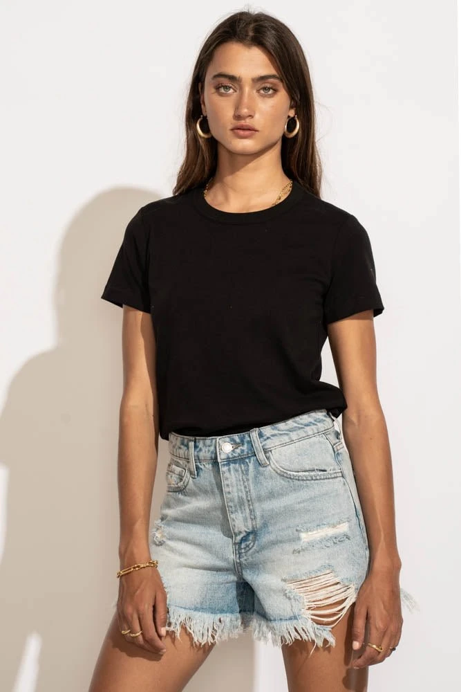 WORUI Mckenna Tee Shirt In Black New Arrivals 6 WORUI Mckenna Tee Shirt In Black New Arrivals