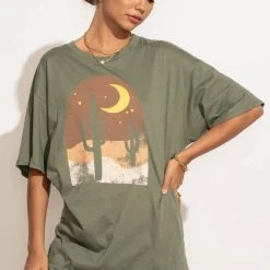 Tres Bien Tops Desert Nights Graphic Tee