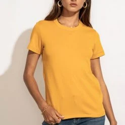 WORUI Mckenna Tee Shirt In Mustard