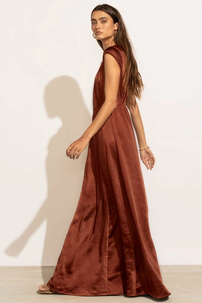 WORUI Lucille Maxi Dress In Rust 6 WORUI Lucille Maxi Dress In Rust