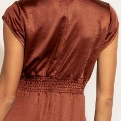 WORUI Lucille Maxi Dress In Rust