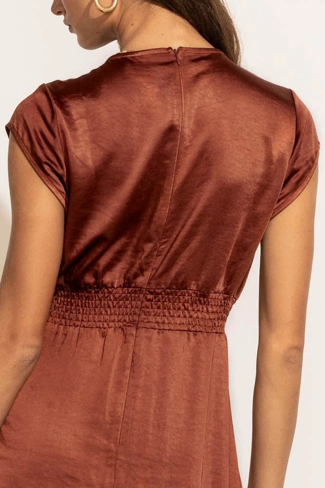 WORUI Lucille Maxi Dress In Rust 4 WORUI Lucille Maxi Dress In Rust