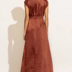 WORUI Lucille Maxi Dress In Rust 14 WORUI Lucille Maxi Dress In Rust