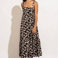 MILLIBON POLYMOND DK INC Berenice Midi Dress In Black Dresses 11 MILLIBON POLYMOND DK INC Berenice Midi Dress In Black Dresses