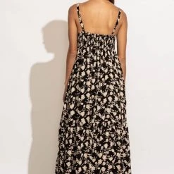 MILLIBON POLYMOND DK INC Berenice Midi Dress In Black Dresses 12 MILLIBON POLYMOND DK INC Berenice Midi Dress In Black Dresses