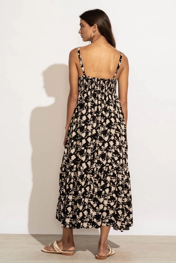 MILLIBON POLYMOND DK INC Berenice Midi Dress In Black Dresses 7 MILLIBON POLYMOND DK INC Berenice Midi Dress In Black Dresses