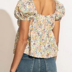 MILLIBON POLYMOND DK INC Alaina Peplum Top