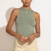 FINAL TOUCH COLLECTION Alexis Tank In Seafoam