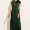 WORUI Lucille Maxi Dress In Emerald New Arrivals