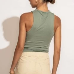 FINAL TOUCH COLLECTION Alexis Tank In Seafoam
