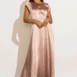 WORUI Lucille Maxi Dress In Mauve New Arrivals