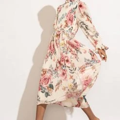 Flying Tomato Fiorella Pleated Dress