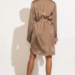 ILLA ILLA Destri Mini Dress In Mocha 11 ILLA ILLA Destri Mini Dress In Mocha