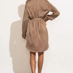 ILLA ILLA Destri Mini Dress In Mocha 12 ILLA ILLA Destri Mini Dress In Mocha