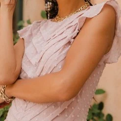 SINA Ulysses Maxi Dress In Lavender Dresses