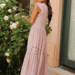 SINA Ulysses Maxi Dress In Lavender Dresses