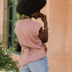 GINGER G Button Up Sweater Vest - FINAL SALE Fresh Markdowns