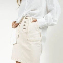 PLASTIC Shawn Denim Skirt