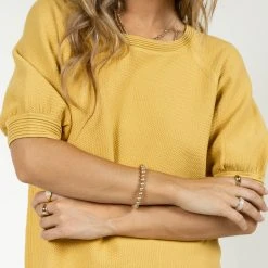 SINA Corina Top In Yellow