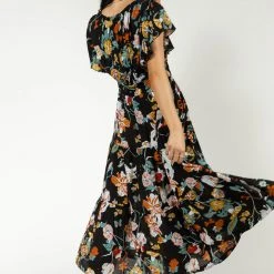 MILLIBON POLYMOND DK INC Cassidy Floral Dress New Arrivals