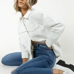 Vero Moda Minette Jacket In Ivory New Arrivals